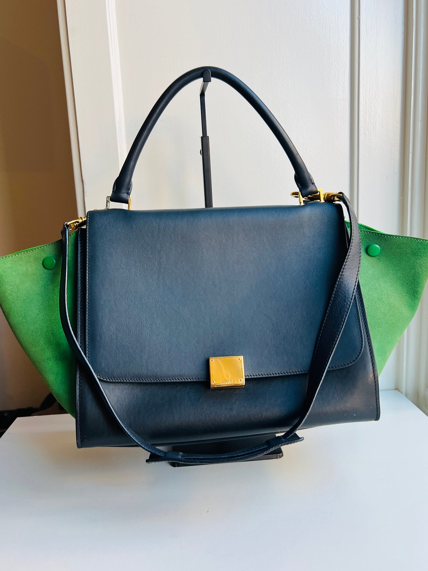 Celiné Medium Trapeze Top Handle Bag