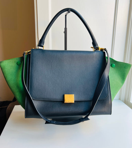 Celiné Medium Trapeze Top Handle Bag