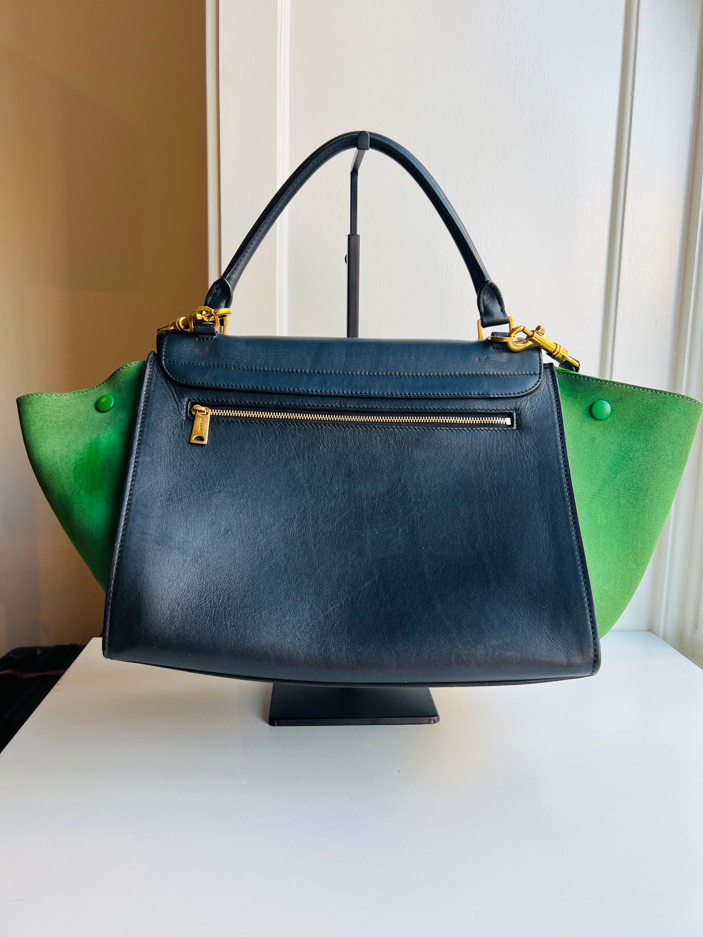 Celiné Medium Trapeze Top Handle Bag