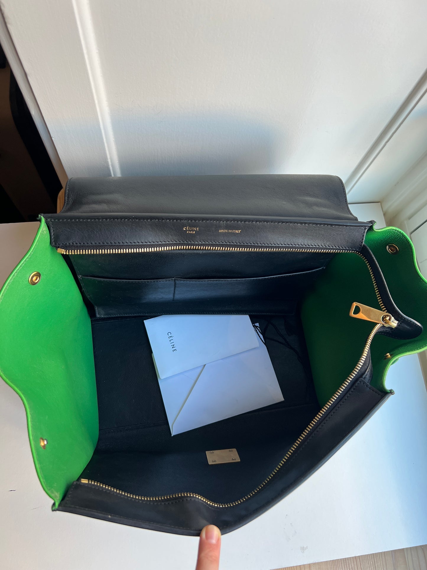 Celiné Medium Trapeze Top Handle Bag
