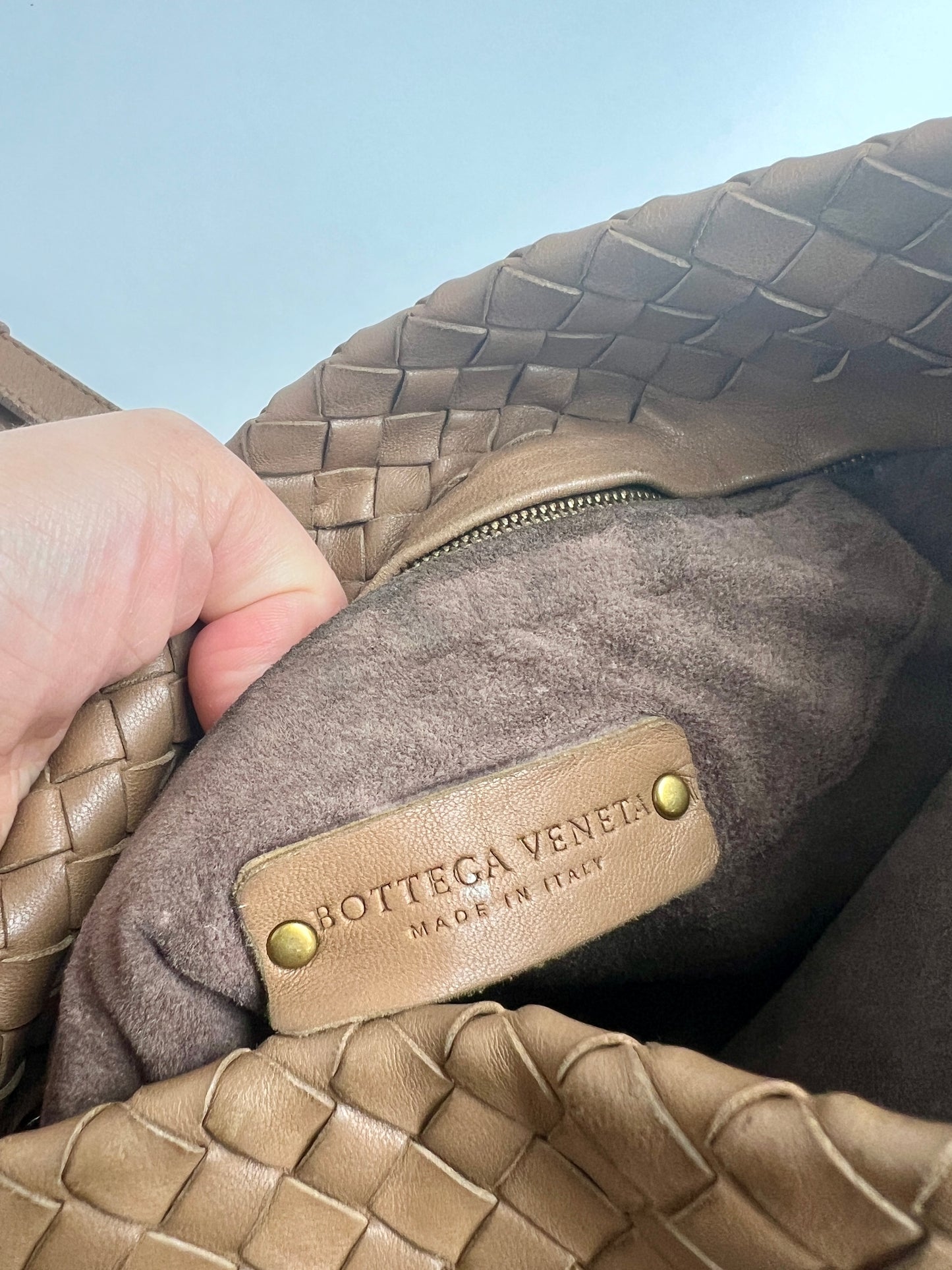 Bottega Veneta Intrecciato Leather Crossbody Bag