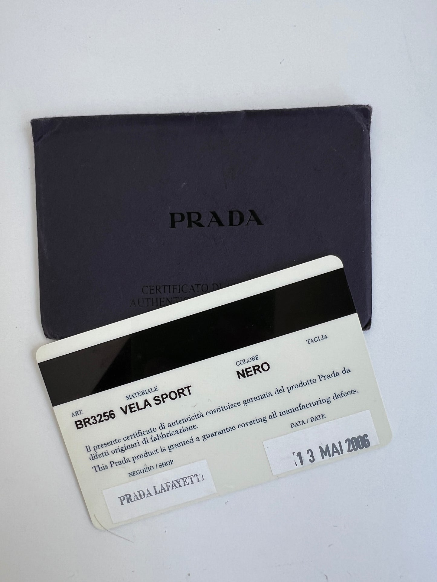 Prada Black Tessuto Shoulder Bag