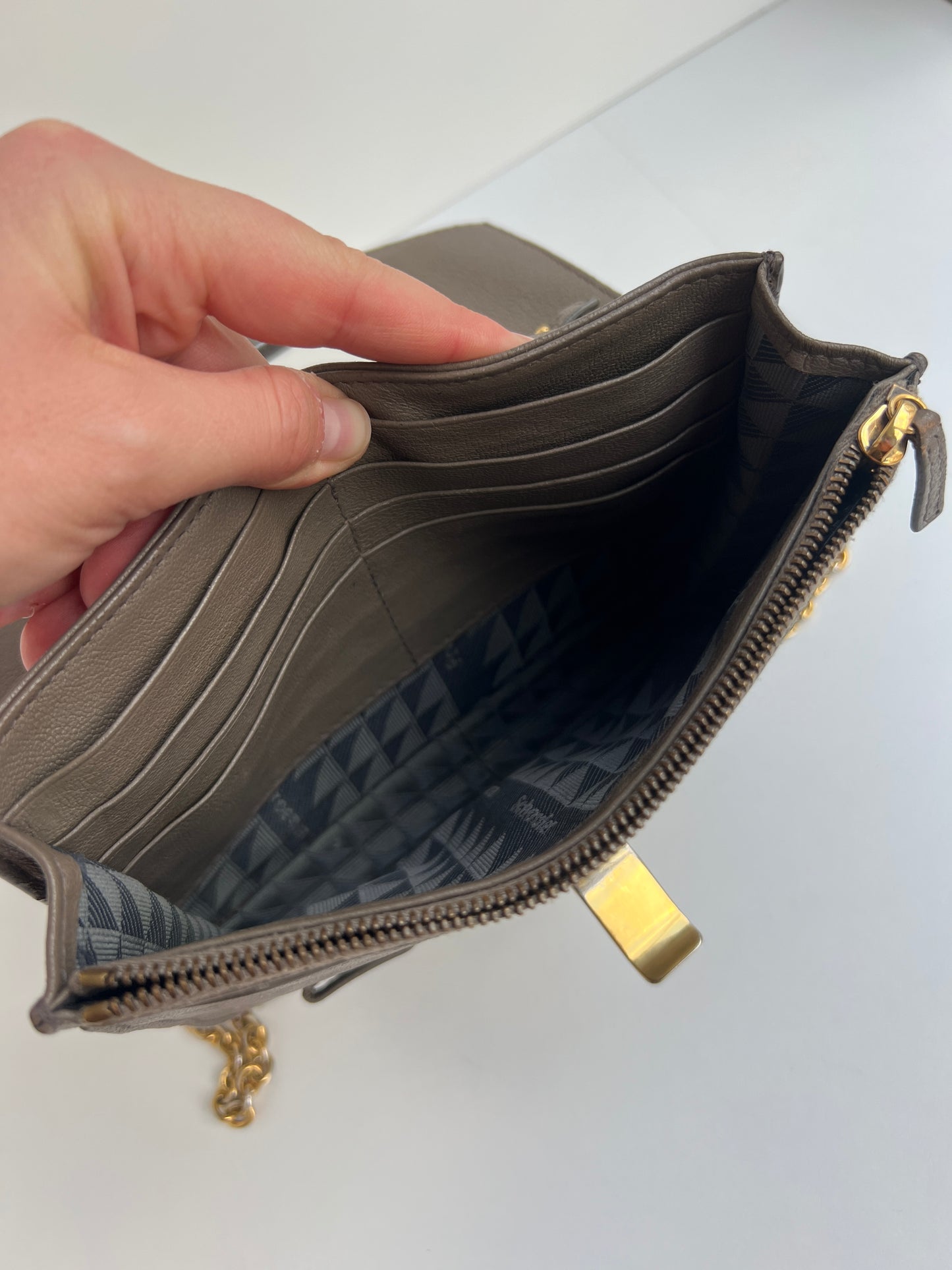 Proenza Schouler Leather Ps1 Wallet on Chain